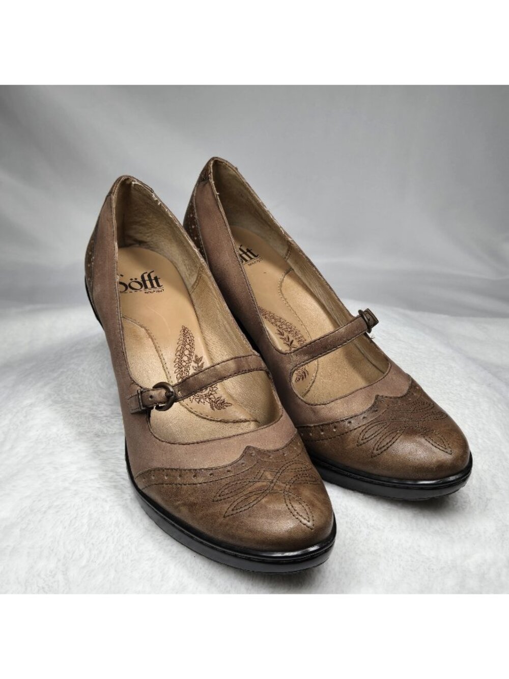 Sofft "Miranda" Mary Jane Vintage Inspired Size 7M Cushioned Comfort